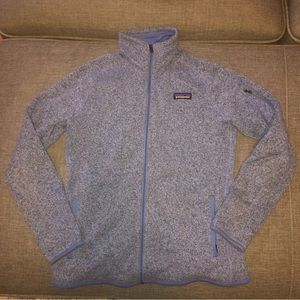 Hazy Purple Patagonia Better Sweater Full Zip Medium